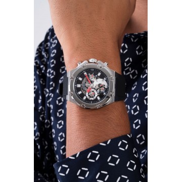 GUESS THIRD GEAR GW0334G1 Ανδρικό Ρολόι Quartz Multifunction Ακριβείας