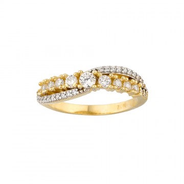 Ring in yellow gold