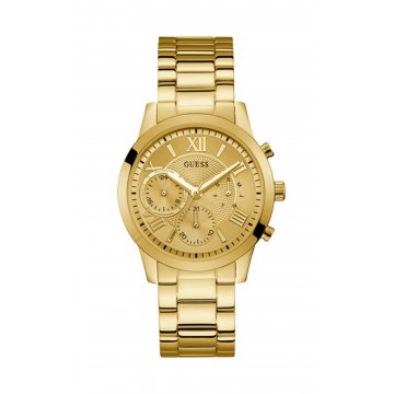 GUESS SOLAR W1070L2 Γυναικείο Ρολόι Quartz Χρονογράφος Ακριβείας